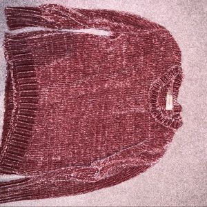 Burgundy sweater